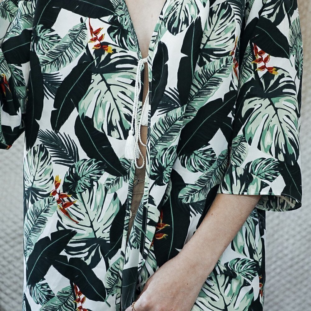 Rachel Zoe Palm Kimono - Picture 3 of 6